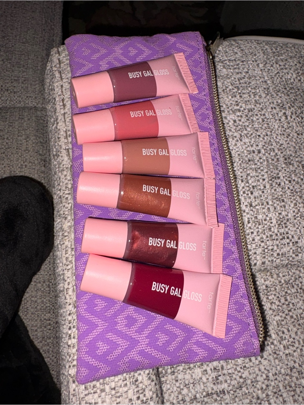 Tarte Busy Gal Gloss Lip Shine Set — Assorted Pink & Red Shades